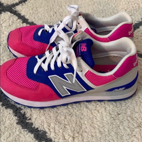 New Balance 574 pink 8.5 - Picture 3 of 7